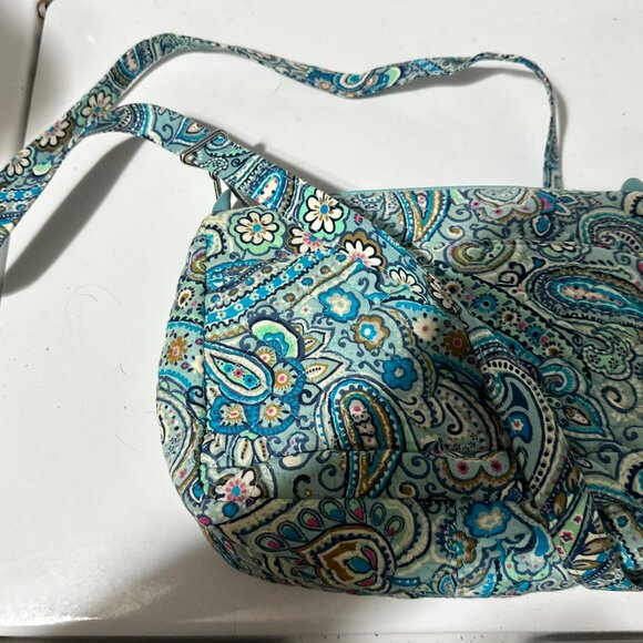 NWOT Vera Bradley Carson Shouder Bag / Daisy Dot Paisley - Picture 2 of 5